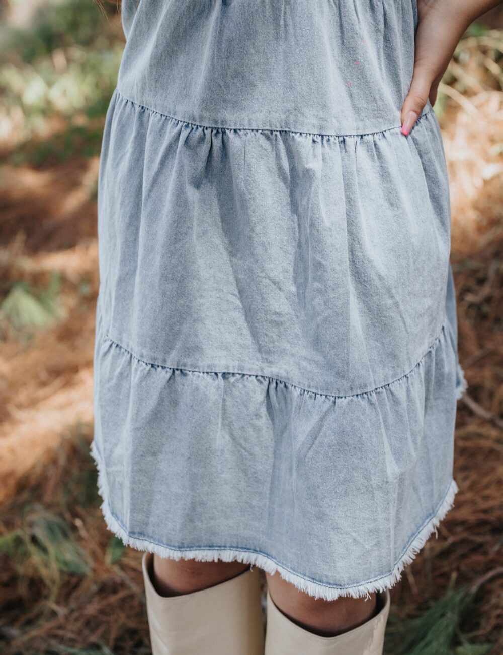 Denim cowgirl dress